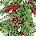 Miniatyrbild 4 av 5: Julgransprydnader Simulation Girlang Juldörrsdekoration Jul Hem Väggbonad Q