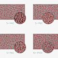 Miniatyrbillede 3 af 5: 25x slibebånd sandpapir Slibende mekanisk eller elektrisk slibemaskine Slibeark med korn P40/60/80/100 - 7,5 x 53,3 cm