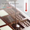 Miniatyrbillede 4 af 5: Chokoladeforme, Mini Chokolade Silikoneforme, 12 Hulrum Non-Stick Fondantform, Let at Afforme, til Hjemmelavede Chokolader, Praliner, Slik, Vafler