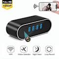 Miniatyrbild 3 av 5: V4l HD 1080P Klockkamera WiFi Mini Cam IR Mörkerseende Alarm Videokamera Q6K Videoinspelare Rörelsedetektion