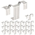 Miniatyrbild 4 av 5: 20 st Fotovoltaisk Panel Dräneringsspänne Platt Solpanel Vattenavloppsklämma för Solpanel Dränering