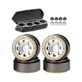 Miniatyrbillede 1 af 5: 4 stk. 96G 1.0 Metal Beadlock Hjulnav til Axial SCX24 AX24 TRX4M FMS FCX24 1/18 1/24 RC Crawler Bil