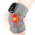 Miniatyrbild 1 av 5: Massage Värme Knäskydd För Knäsmärtlindring, Elektrisk Värme Knäskydd Vibration Knämassager Termisk Värmeterapi Varm Kompress