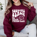 Miniatyrbillede 3 af 5: Cousins Beach Sweatshirt Retro The Summer I Turned Pretty Cousins Beach North Carolina Hættetrøje Jeremiah Fisher Tv-serie Sweatshirt Khaki L