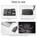 Miniatyrbillede 4 af 5: M.2 Sata (ngff) Til Sata 3.0 Adapterkort Dobbelt Ngff B Key/ Key M.2 Ngff Til 2.5inch Sata Iii Konverter Adapter