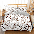 Miniatyrbilde 4 av 5: Plant Bamboo Dynetrekk King/Queen Size Grønt Bambusblad Gren Mønster Trykk Sengetøy Sett Mykt 2/3 stk Polyester Dynetrekk