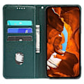 Pikkukuva 2 / 5: Yhteensopiva HMD Pulse / Pulse+ Kotelo Lompakko Nahkainen Puhelinkotelo Onnenapila Kuviointi Green