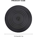 Miniatyrbild 2 av 3: 3-pack Silikon Diskbänksplugg, Universella Avloppspluggar, Diskbänksplugg, Silikon Badkarsproppar, För Diskbänk, Badrumshandfat