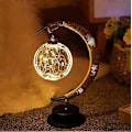 Miniatyrbilde 2 av 4: 2025 Egnet The Enchanted Lunar Lamp - Hengende LED Månelampe Nattlys med Stativ, Lunar Lamp Halvmåne
