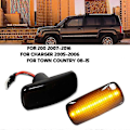 Miniatyrbilde 3 av 5: Bil Front LED Side Marker Lys Side Blinklys Blinklys for Patriot Compass 200 Charger