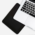 Miniatyrbillede 4 af 5: Sort Slim Firkantet Musemåtte til PC Optisk Laser Mus Trackball Mus