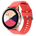 Miniatyrbillede 2 af 2: 20 mm firkantet spænde silikone smart watch rem kompatibel med GarminMove Luxe/Move Style/Move 3 Red