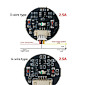 Miniatyrbild 3 av 5: 3V-30V Jog Latch Touch Key Switch Sensing Module, 4-trådigt vitt ljus
