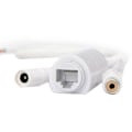 Pikkukuva 4 / 5: Vedenpitävä POE-sovitinkaapeli POE-jakajakaapeli äänellä 48 V - 12 V 1 A IEEE802.3Af IP-kameralle