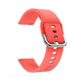 Miniatyrbillede 1 af 2: 20 mm firkantet spænde silikone smart watch rem kompatibel med GarminMove Luxe/Move Style/Move 3 Red