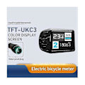 Miniatyrbillede 4 af 5: LCD TFT UKC3 Display Hastighed Batteritid Indikator til Elektrisk Cykel 24V 36V 48V Motor Konvertering