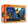 Miniatyrbilde 1 av 5: Puslespill for 1000 brikker Papirpuslespill Pedagogisk Intellektuell Dekompresjon DIY Puslespill Leker Gave Halloween C