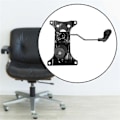 Miniatyrbilde 5 av 5: Kontorstol Vippekontrollmekanisme Kontor Dreiestol Chassis For Mesh Stol Skrivebordsstol Datamaskin Stol Deler 15x22cm