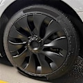Miniatyrbillede 4 af 5: Model 3 Hjulkapsel 18 Tommer, Hubkapsel Fuld Dækning Udskiftningstilbehør til Model 3 - Mat Sort (Højre)