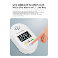 Miniatyrbillede 3 af 5: 4-i-1 Luftkvalitetsmåler Gas CO Alarm Monitor Temperatur- og Fugtighedsdetektor med LCD-display til Indendørs Kontor (EU)