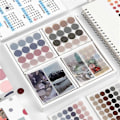 Pikkukuva 5 / 5: 100 arkkia vesiväripilkku tarra journaling tarvikkeet scrapbooking DIY väritarra washi St