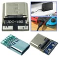 Pikkukuva 4 / 5: TYPE C -naarasliitinkortti - USB C -juotospinnin sovitinmoduuli TYPEC5 pad dual 5.1 resistors
