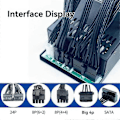 Miniatyrbilde 4 av 5: 400W PSU ATX Full Modulær Strømforsyning FLEX Modul Strømforsyning Lavt Støynivå for Små 1U (Flex ITX) Datamaskinkabinetter