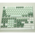 Miniatyrbillede 1 af 5: Matcha Grønne Japansk Stil Keycaps 123 Taster XDA Profil Sublimering PBT Keycaps Personliggørelse DIY Matcha Japanese Pack by paper box