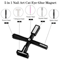 Miniatyrbild 3 av 5: Nagelmagnetset, 5 i 1 Nagelmagnetpennor med Skyddsfodral, B