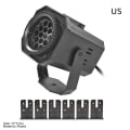 Miniatyrbillede 5 af 5: 24 Mønstre Udendørs Juleprojektor 8w Led Laser Projektionslys EU PLUG