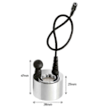 Miniatyrbillede 2 af 5: Dimplex M-011b M011b Varmelegeme Kompatibel Opti-myst Elektrisk Pejs Transducer Glasdisk