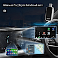 Pikkukuva 2 / 5: Usb 2 In 1 Langaton Carplay Android -sovitin Langaton sovitin Autosovitin Muunna Langallinen Android Auto Langattomaksi