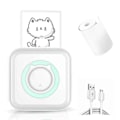 Pikkukuva 1 / 5: Mini taskutarratulostin, Bluetooth langaton kannettava mobiilitulostin lämpötulostin muistiinpanoille, muistioille, valokuville, taskutarrakuittitulostin C