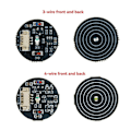 Miniatyrbild 2 av 5: 3V-30V Jog Latch Touch Key Switch Sensing Module, 4-trådigt vitt ljus