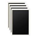 Miniatyrbilde 1 av 5: 4 ark lasergraveringsmarkeringspapir, 15,35x10,63 tommer laserfargegraveringspapir (svart, 39x27 cm)