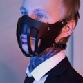 Pikkukuva 3 / 5: Miesten seksikäs pupunaamio seksileikkeihin, cosplay-nahkanaamio, vedenpitävä naamio Halloween-juhliin, naamiaiset, punk-tyylinen aikuisten peli, karnevaalijuhlat, rajoitukset White