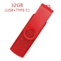 Miniatyrbillede 2 af 5: Flash Disk, Oxideret Klips (USB+TYPE C) 3.0 32GB Flash Hukommelse U Disk til Android Enhed/Pc/Tablet/(R