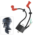 Miniatyrbillede 5 af 5: Yamaha Påhængsmotor Tændspole Assy 6B4-85570-00 kompatibel med Parsun 9.9HK 15HK E 15 9.9 M