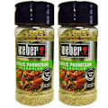 Miniatyrbillede 1 af 2: Weber Grill All Natural Hvidløg Parmesan Krydderi 2-pak