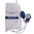 Miniatyrbillede 2 af 5: Infusionspumpe trykpose 500 ml med måler og håndpumpebold genanvendelig trykinfusionspose