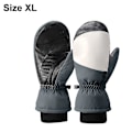 Miniatyrbillede 2 af 5: Skihandsker til mænd og kvinder: Vindtætte, vandafvisende vintervanter, enkeltvis Xs-xxxl Deep Blue M