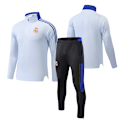 Pikkukuva 1 / 2: 23 uusi Real Madrid jalkapallon treenipaita pitkähihainen aikuisten pystykaulus puolipitkä vetoketjullinen puku syksy- ja talvipaita Real Madrid 4XL [height: 185-190cm]]