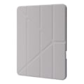 Miniatyrbilde 3 av 4: Kompatibel for iPad Pro 12.9-tommer (2021)/(2020)/(2018) Nettbrettveske Auto Wake/Sleep Origami Stativ PU-Lær + Akryl Deksel Beige
