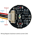 Miniatyrbild 4 av 5: 3V-30V Jog Latch Touch Key Switch Sensing Module, 4-trådigt vitt ljus