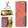 Miniatyrbillede 4 af 5: BINFEN COLOR BF05 Kompatibel med Huawei Mate 60 Pro / Mate 60 Pro+ Wallet Præget Læder Telefon Cover Stativ Brown