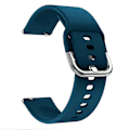 Miniatyrbillede 3 af 5: 20 mm firkantet spænde silikone smart watch rem kompatibel med GarminMove Luxe/Move Style/Move 3 OceanBlue