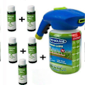 Miniatyrbild 1 av 4: Hydroseeding system mousse hushålls gräsmattevård lösning grässpray frö vätska-A