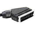 Miniatyrbillede 4 af 5: 2024 Scart til 3,5 mm, 1,4 m 3,5 mm Mini Jack til Scart-kabel til TV, hovedtelefoner og højttaler