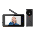 Miniatyrbild 1 av 5: 4,3 tums IPS-skärm Trådlös Video Dörrklocka Infraröd Mörkerseende 2,4G Wi-Fi Smart Video Dörrklocka fo