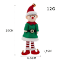 Miniatyrbild 1 av 5: Nyår Jul Tomtedocka Barn Present Julgransdekor Plysch Ängel Hänge Juldekor 2023 Navidad Heminredning QYboy  B